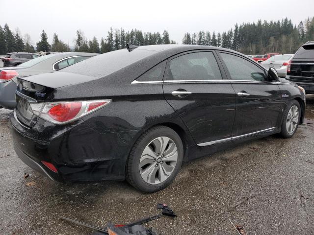 KMHEC4A48EA111639 - 2014 HYUNDAI SONATA HYBRID BLACK photo 3