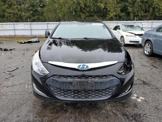 KMHEC4A48EA111639 - 2014 HYUNDAI SONATA HYBRID BLACK photo 5