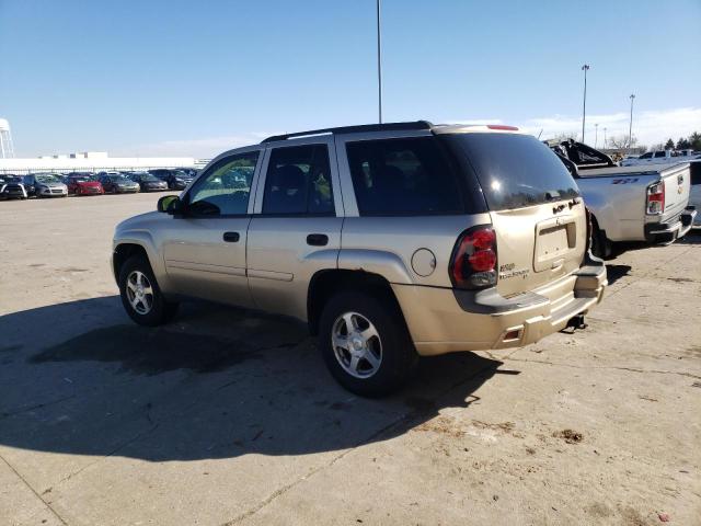 1GNDT13S062145443 - 2006 CHEVROLET TRAILBLAZE LS TAN photo 2