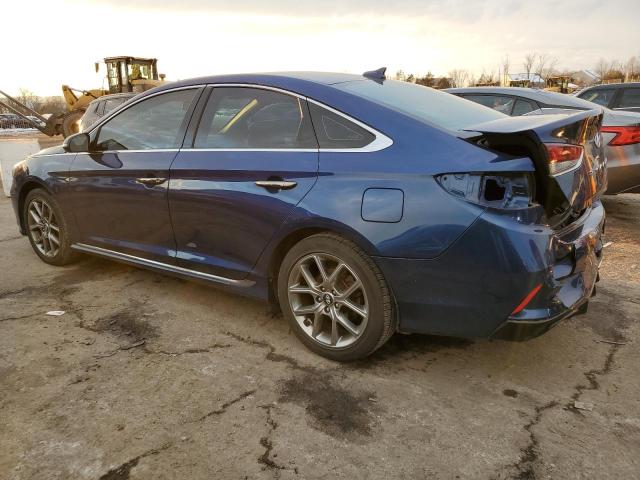 5NPE34AB1JH694920 - 2018 HYUNDAI SONATA SPORT BLUE photo 2