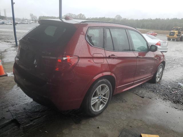 5UXWX5C55CL717375 - 2012 BMW X3 XDRIVE28I BURGUNDY photo 3