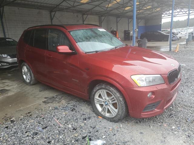 5UXWX5C55CL717375 - 2012 BMW X3 XDRIVE28I BURGUNDY photo 4