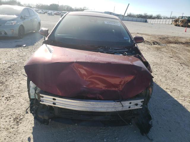 JTDEAMDE6NJ039984 - 2022 TOYOTA COROLLA LE MAROON photo 5