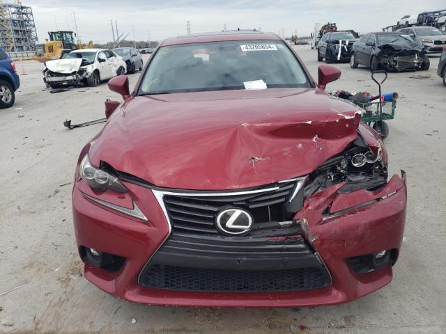 JTHBF1D23F5072975 - 2015 LEXUS IS 250 RED photo 5