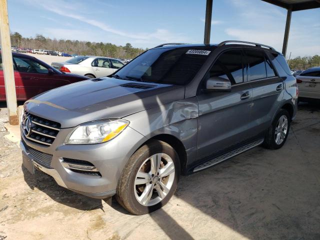 4JGDA5HB3CA036079 - 2012 MERCEDES-BENZ ML 350 4MATIC SILVER photo 1
