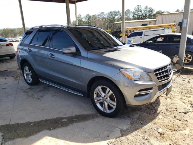 4JGDA5HB3CA036079 - 2012 MERCEDES-BENZ ML 350 4MATIC SILVER photo 4