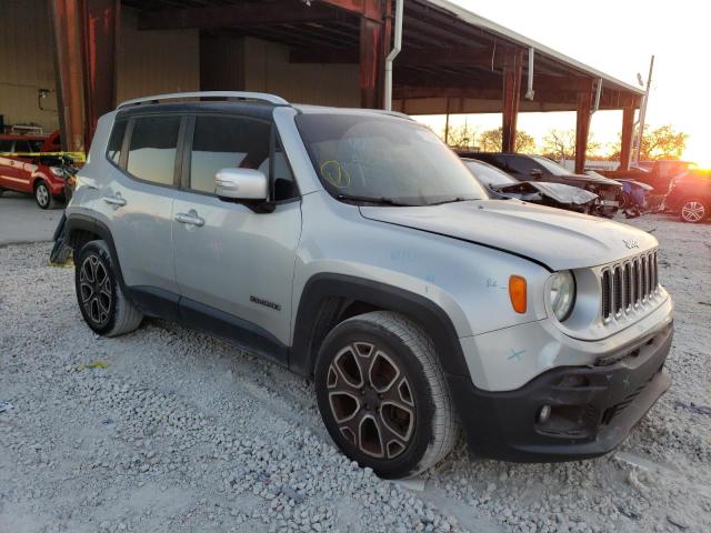 ZACCJADT1GPC66412 - 2016 JEEP RENEGADE LIMITED SILVER photo 4