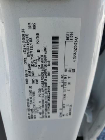 1FT7W2BT3KEC28449 - 2019 FORD F250 SUPER DUTY WHITE photo 12