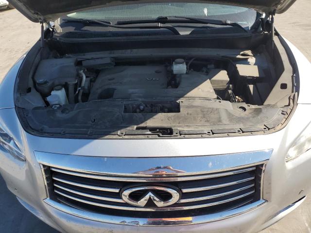 5N1AL0MN4DC320925 - 2013 INFINITI JX35 SILVER photo 11