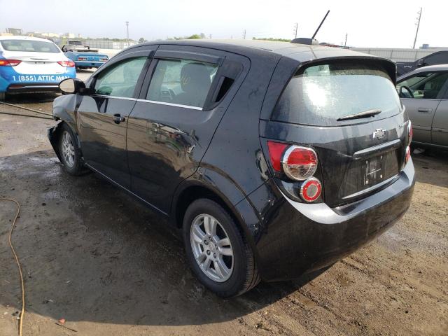 1G1JC6SH3F4169201 - 2015 CHEVROLET SONIC LT BLACK photo 2