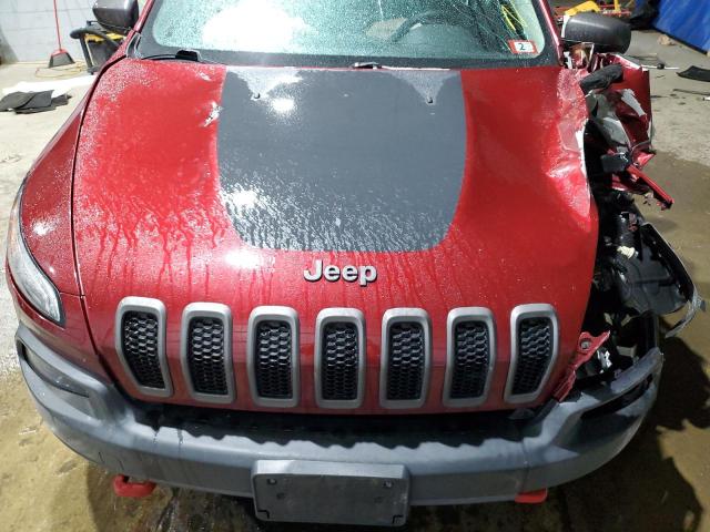 1C4PJMBS2FW756324 - 2015 JEEP CHEROKEE TRAILHAWK MAROON photo 12