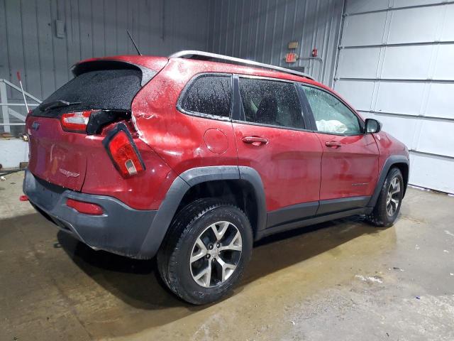 1C4PJMBS2FW756324 - 2015 JEEP CHEROKEE TRAILHAWK MAROON photo 3