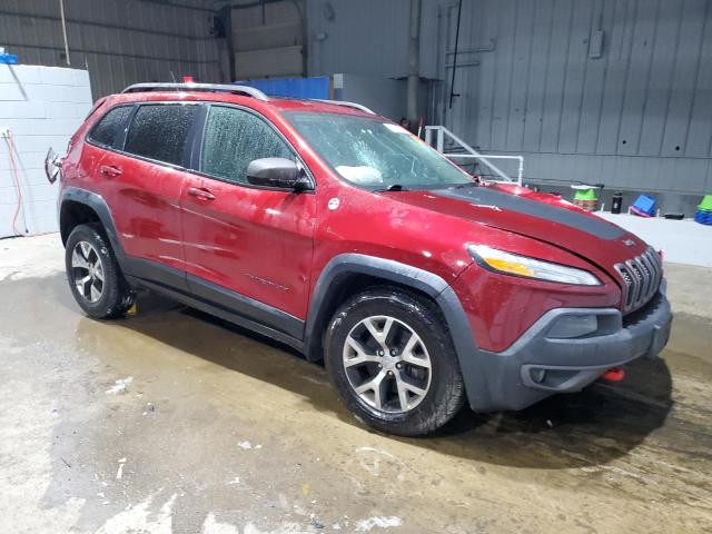 1C4PJMBS2FW756324 - 2015 JEEP CHEROKEE TRAILHAWK MAROON photo 4