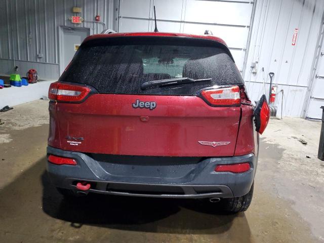 1C4PJMBS2FW756324 - 2015 JEEP CHEROKEE TRAILHAWK MAROON photo 6