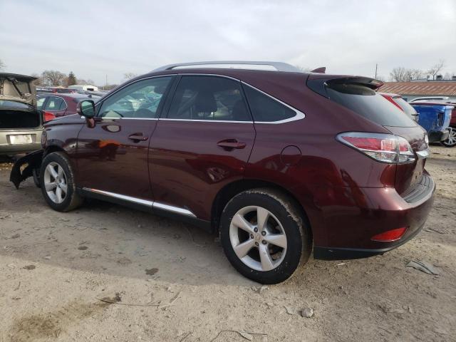 2T2BK1BA4FC260670 - 2015 LEXUS RX 350 BASE MAROON photo 2