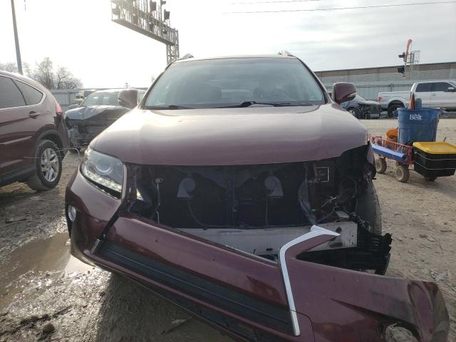 2T2BK1BA4FC260670 - 2015 LEXUS RX 350 BASE MAROON photo 5