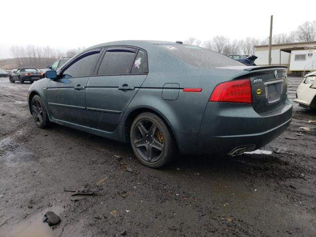 19UUA66265A025529 - 2005 ACURA TL GREEN photo 2