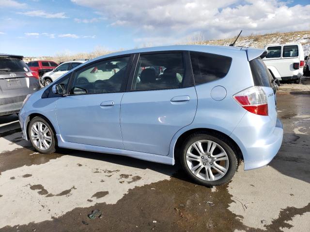 JHMGE8G42AC019428 - 2010 HONDA FIT SPORT BLUE photo 2