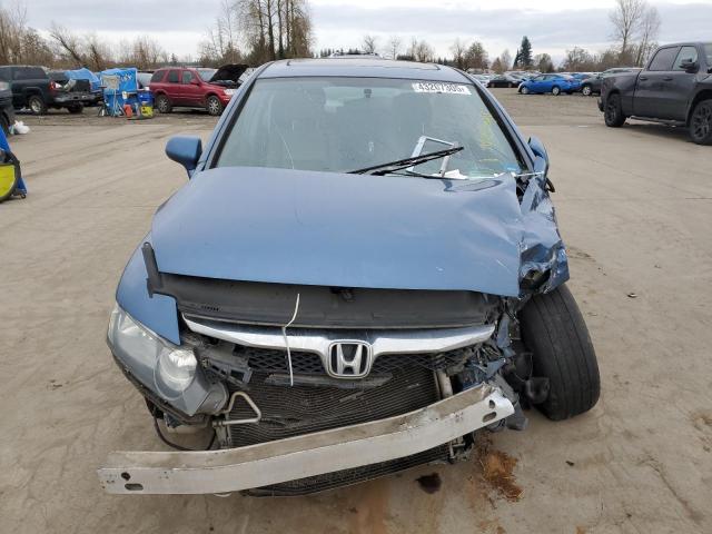 19XFA1F99AE061035 - 2010 HONDA CIVIC EXL BLUE photo 5