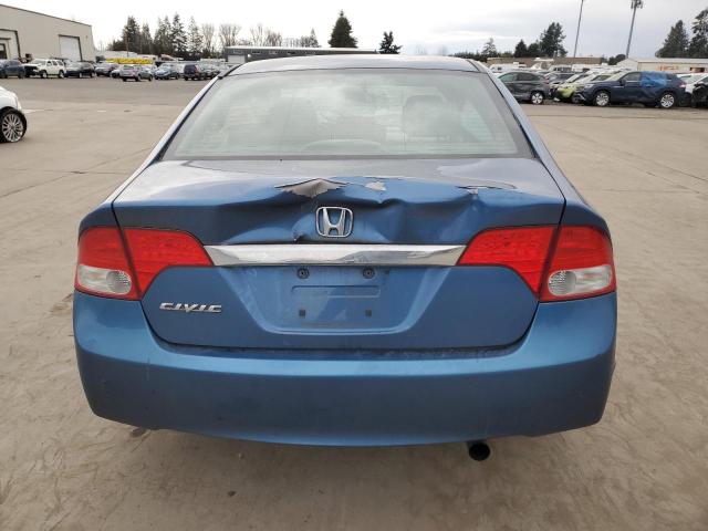 19XFA1F99AE061035 - 2010 HONDA CIVIC EXL BLUE photo 6