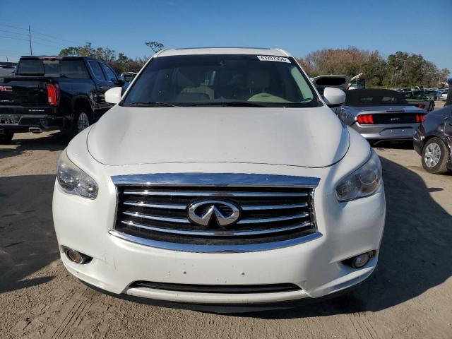 5N1AL0MM2EC501823 - 2014 INFINITI QX60 WHITE photo 5