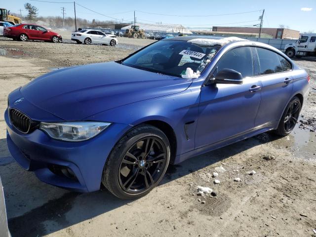 WBA4B3C57GG528640 - 2016 BMW 435 XI GRAN COUPE BLUE photo 1