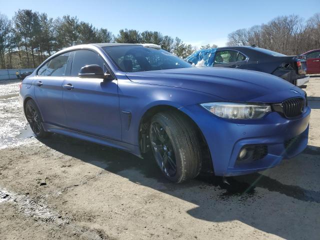 WBA4B3C57GG528640 - 2016 BMW 435 XI GRAN COUPE BLUE photo 4