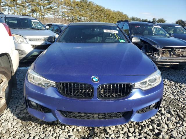 WBA4B3C57GG528640 - 2016 BMW 435 XI GRAN COUPE BLUE photo 5