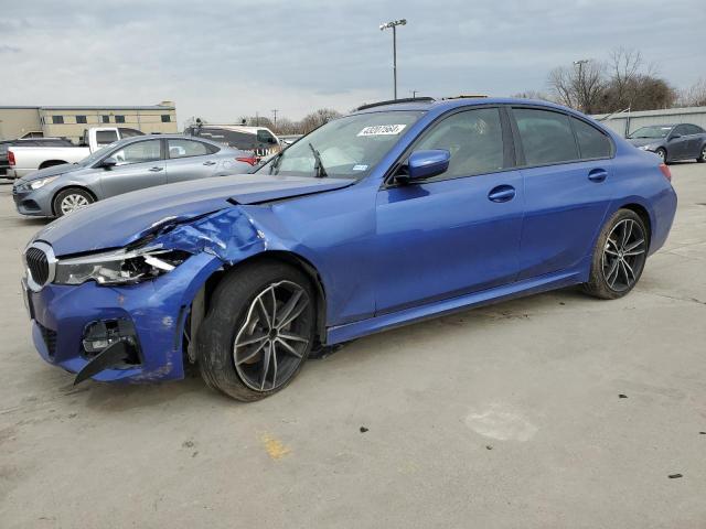 3MW5R7J08L8B36161 - 2020 BMW 330XI BLUE photo 1