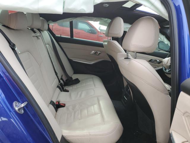 3MW5R7J08L8B36161 - 2020 BMW 330XI BLUE photo 10