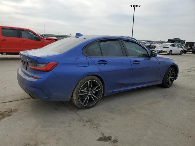 3MW5R7J08L8B36161 - 2020 BMW 330XI BLUE photo 3