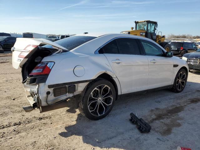 1FAHP2KT6FG179863 - 2015 FORD TAURUS SHO WHITE photo 3