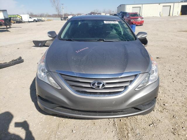 5NPEB4AC8EH894789 - 2014 HYUNDAI SONATA GLS GRAY photo 5