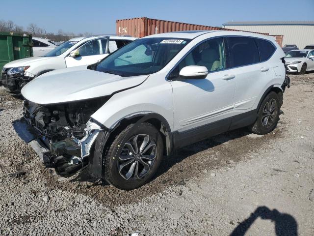 7FARW1H85ME001503 - 2021 HONDA CR-V EXL WHITE photo 1