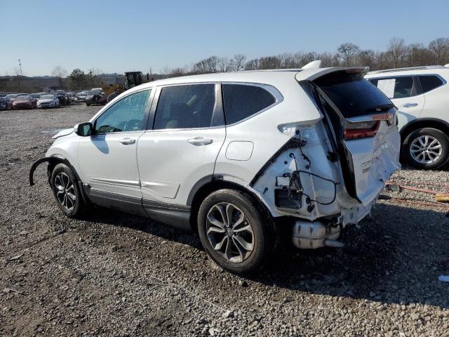 7FARW1H85ME001503 - 2021 HONDA CR-V EXL WHITE photo 2