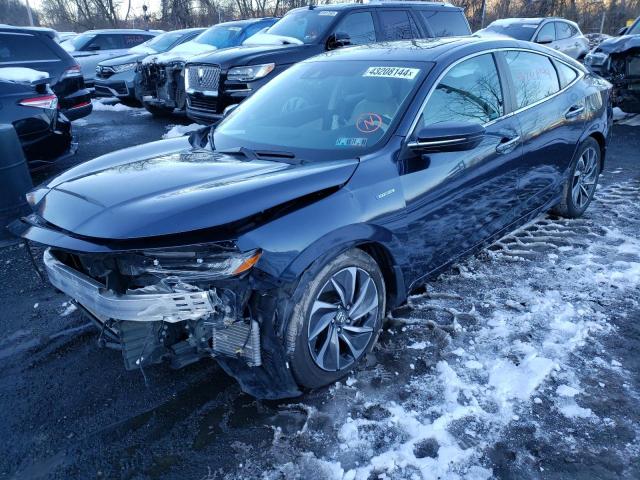 19XZE4F93ME001551 - 2021 HONDA INSIGHT TOURING BLUE photo 1