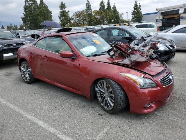 JN1CV6FE5EM901405 - 2014 INFINITI Q60 BASE BURGUNDY photo 4