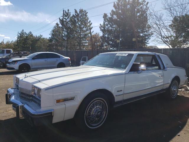 1G3AZ57Y8EE325976 - 1984 OLDSMOBILE TORONADO BROUGHAM WHITE photo 1