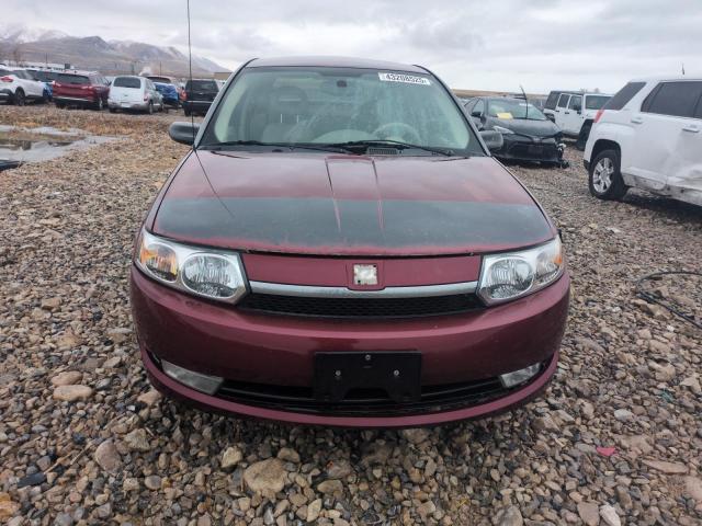 1G8AK52F43Z176945 - 2003 SATURN ION LEVEL 3 BURGUNDY photo 5