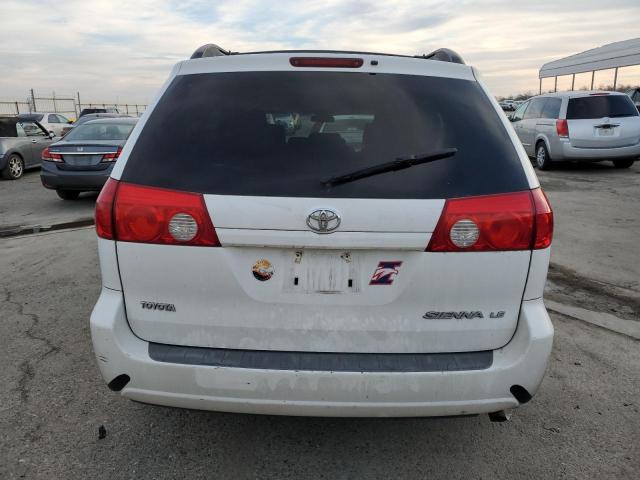 5TDZA23C16S440210 - 2006 TOYOTA SIENNA CE WHITE photo 6