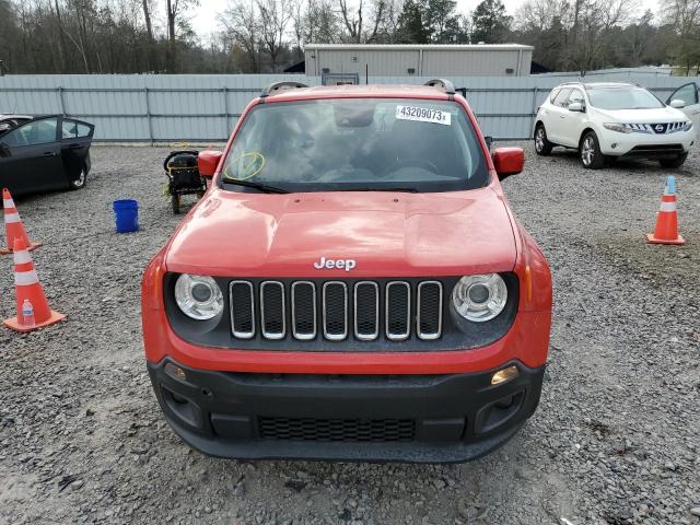 ZACCJABB4JPG80320 - 2018 JEEP RENEGADE LATITUDE RED photo 5