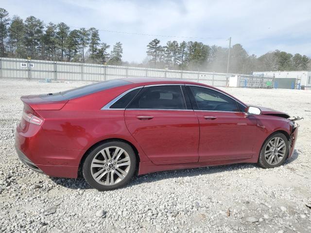 3LN6L2GK8ER828210 - 2014 LINCOLN MKZ RED photo 3