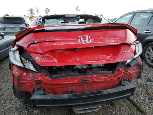 2HGFC4B86KH300380 - 2019 HONDA CIVIC SPORT 红色 照片 6