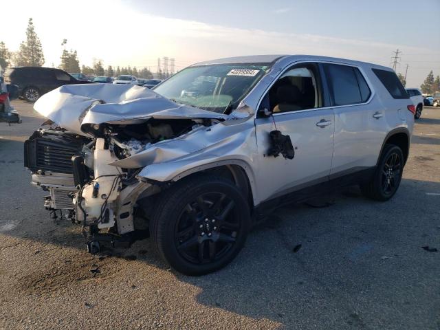 1GNERFKW5KJ121109 - 2019 CHEVROLET TRAVERSE LS SILVER photo 1