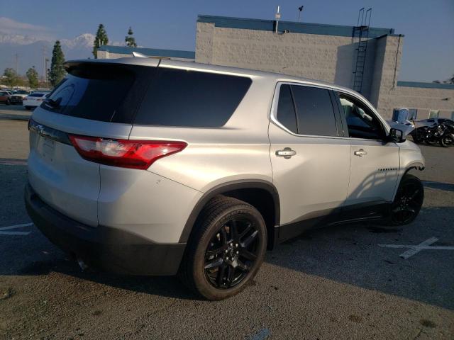 1GNERFKW5KJ121109 - 2019 CHEVROLET TRAVERSE LS SILVER photo 3