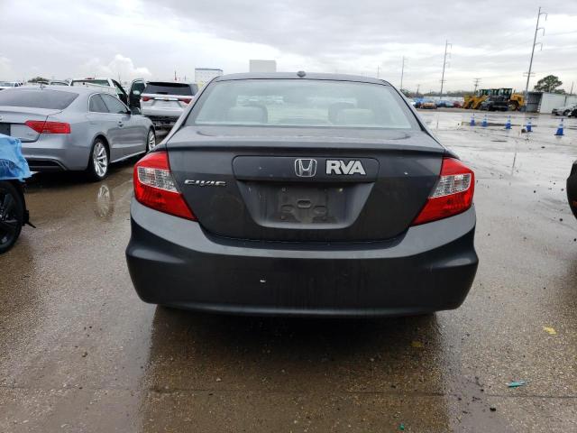 2HGFB2F87CH553064 - 2012 HONDA CIVIC EX GRAY photo 6