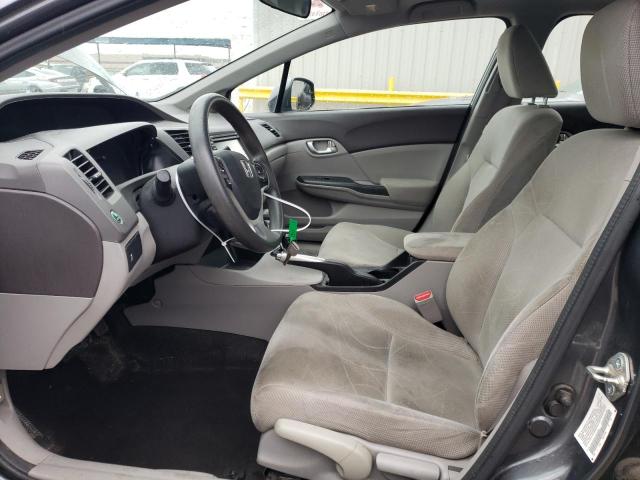 2HGFB2F87CH553064 - 2012 HONDA CIVIC EX GRAY photo 7