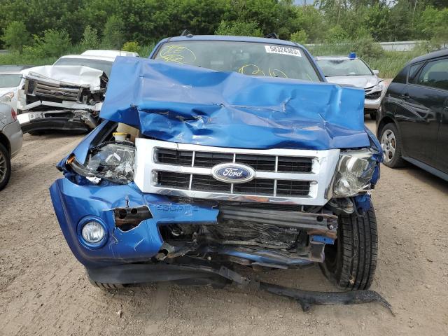 1FMCU9DG8CKB41027 - 2012 FORD ESCAPE XLT BLUE photo 5