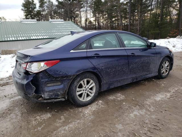 5NPEB4AC9EH841065 - 2014 HYUNDAI SONATA GLS BLUE photo 3