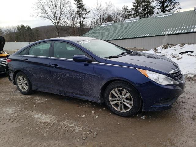 5NPEB4AC9EH841065 - 2014 HYUNDAI SONATA GLS BLUE photo 4